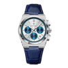 Silver White Blue