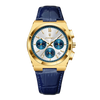 Gold White Blue